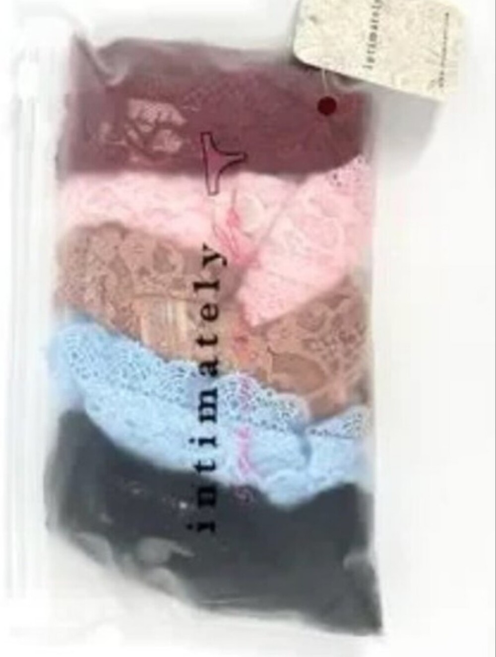 INTIMATELY BY FREE People Lace Low-Rise Thong Panties Set of 5 Colors NWT MED - Picture 11 of 13